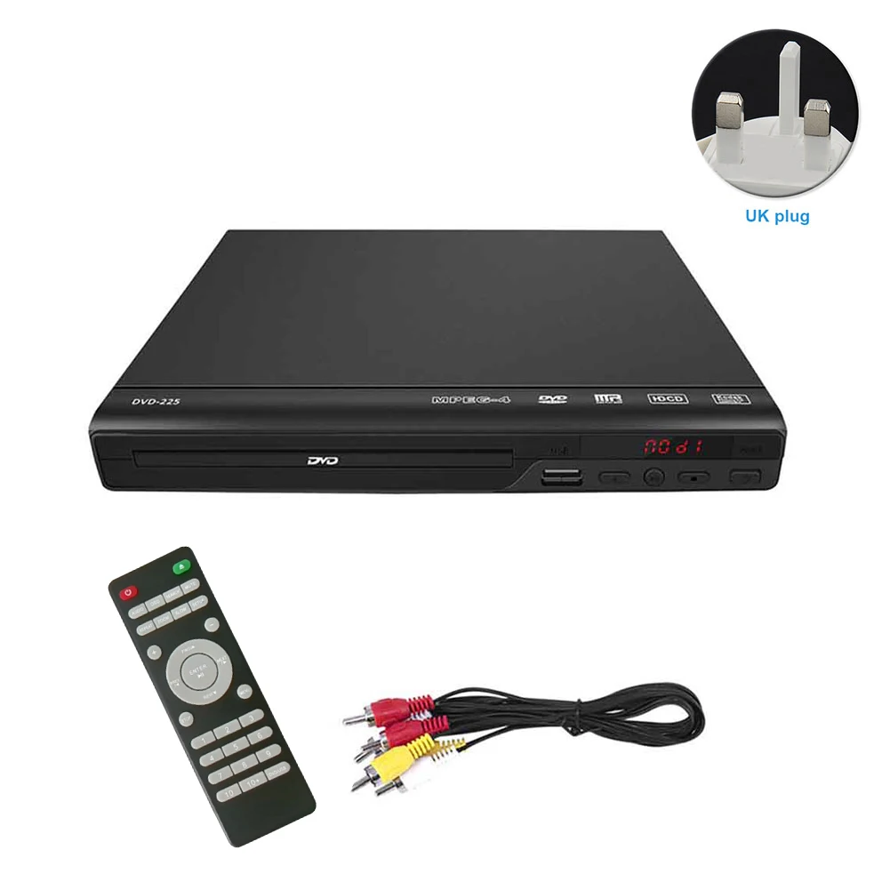 

Для ТВ, совместимый с USB, 720P, во всех регионах, бесплатный DVD-проигрыватель, мультимедийные развлечения, музыка с AV-кабелем, аудио, домашнее ви...