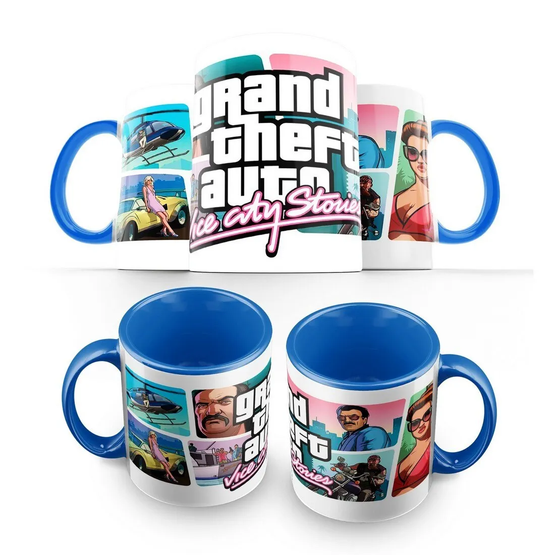 Кружка: GTA Vice City Stories (гта гранд теф ауто grand theft auto вай сити сан андрес) | Дом и сад