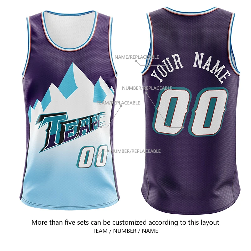 

dpoy original design men's basketball uniforms custom basketball uniforms loose basketball star players men's snow mountain mode