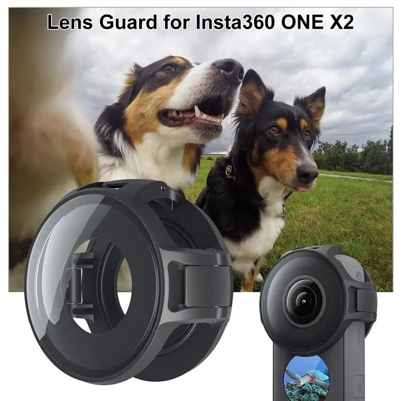 Цена Для экшн-камеры Insta360 ONE X2 модернизированная Защита объектива закаленное стекло Спортивная камера защитное зеркало водонепроницаемый объек...