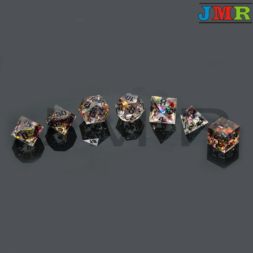 Высший сорт ручной работы Красочные острые края и красивые кости набор 7