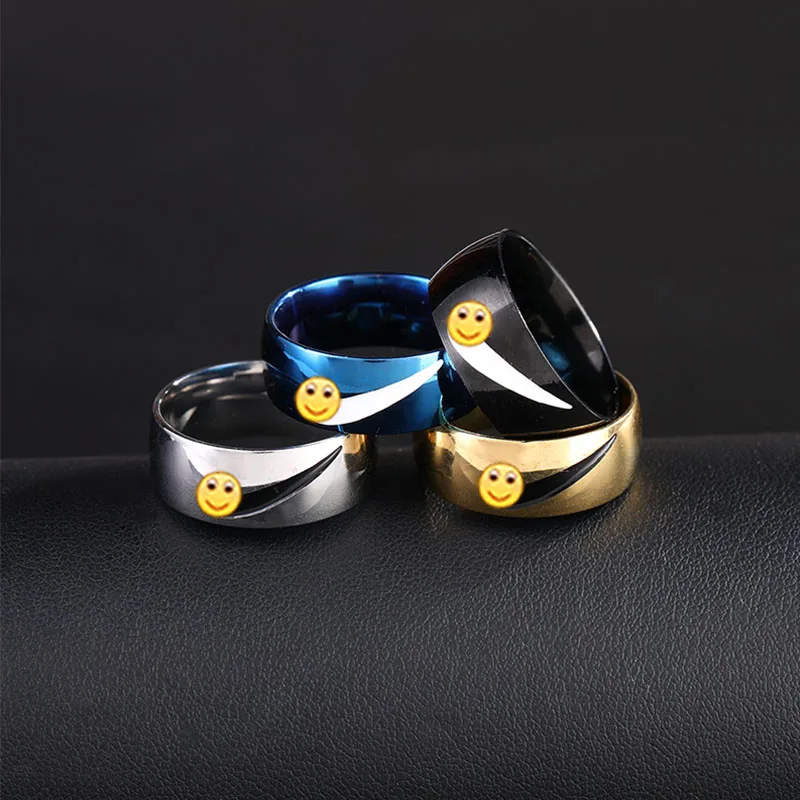 

New Titanium sSeel Ring Male and Female Couples Neuter Hip Hop Creative Personality Street Style Trend Gift