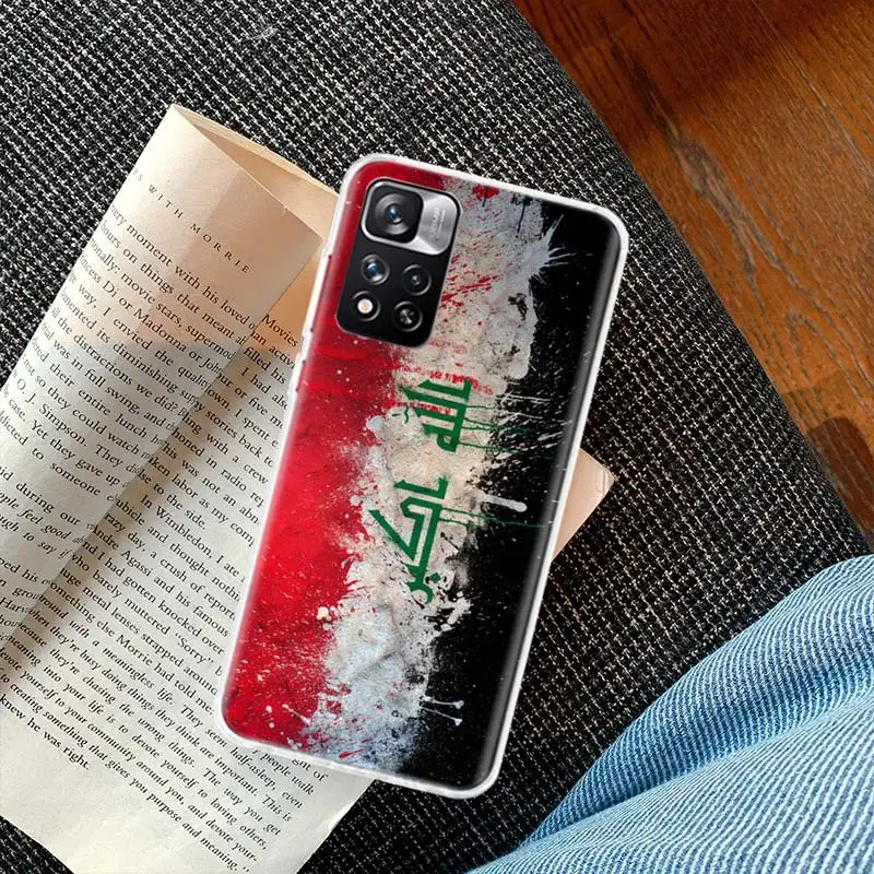 Чехол для телефона с национальным флагом Ирака Xiaomi Mi 11 Ultra 10 12 Lite 5G 12X 12T 11i 10T 11T Pro 9 9T