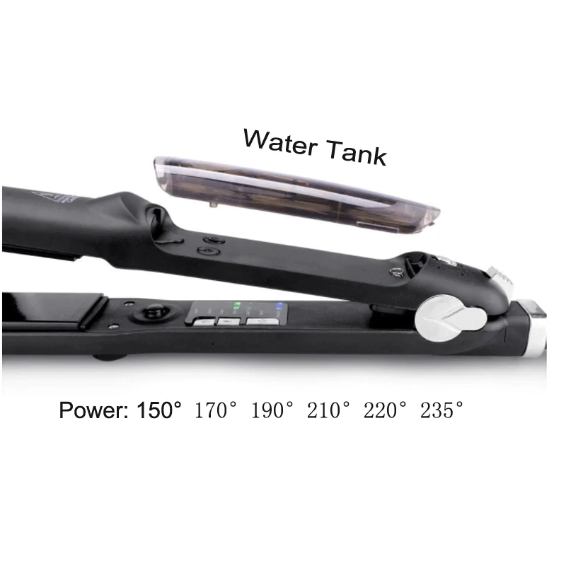 Профессиональный паровой выпрямитель для волос керамический аргоновое масло