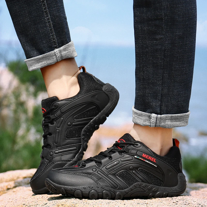 Уличные кроссовки обувь для кемпинга мужчин тактическая походная лета дышащая