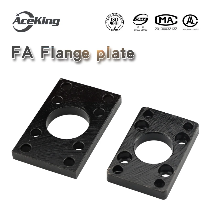 

SC Cylinder enclosure square flange plate -FA SC 32/40/50/63/80/100/125cylinder diameter universal fitting mounting plate holder