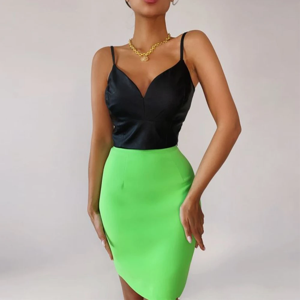 

Two Piece Bandage Dress 2021 New Arrival Green 2 Piece Bandage Set Bodycon Women Summer Sexy Party Dress Evening Club Outfits