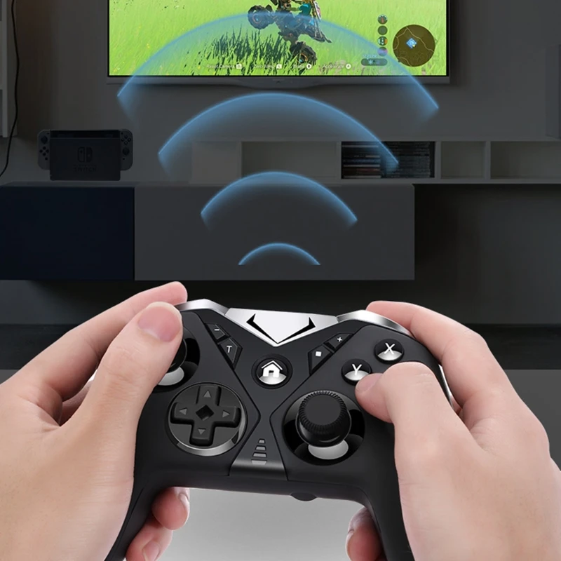 Bluetooth-compatible Modular Game Controller Joystick 6-axis Gyroscope Asymmetric Dual Motor Gamepad for Switch PS3 | Электроника