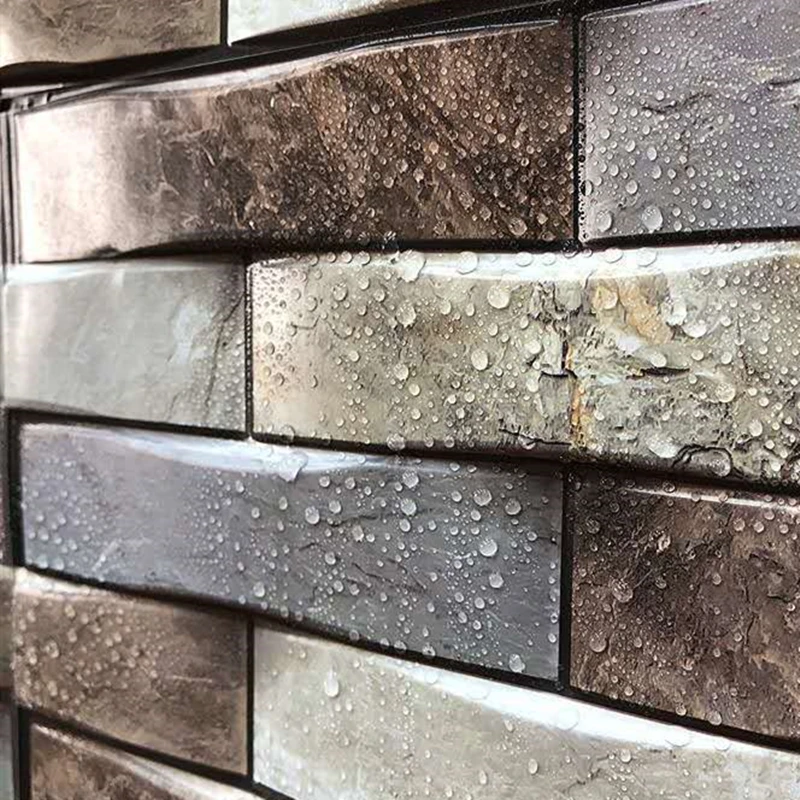 

6 Pcs 3D Home Decoration Brick Wall Stickers DIY Decor Self-Adhesive Waterproof Wallpaper For Kid Room kitchen Bedroom Sticker