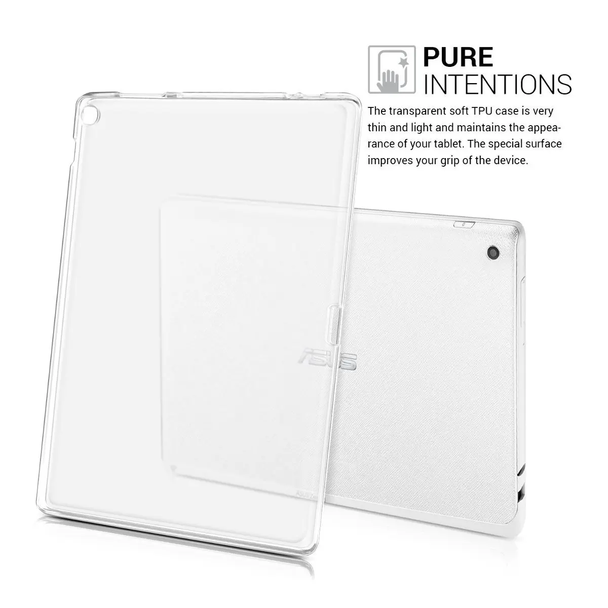 Z300 ТПУ чехол для ASUS ZenPad 10 Z301 Z300C Z300CG Z300CL Z300M Z300CNL планшет прозрачный Solicon защитный
