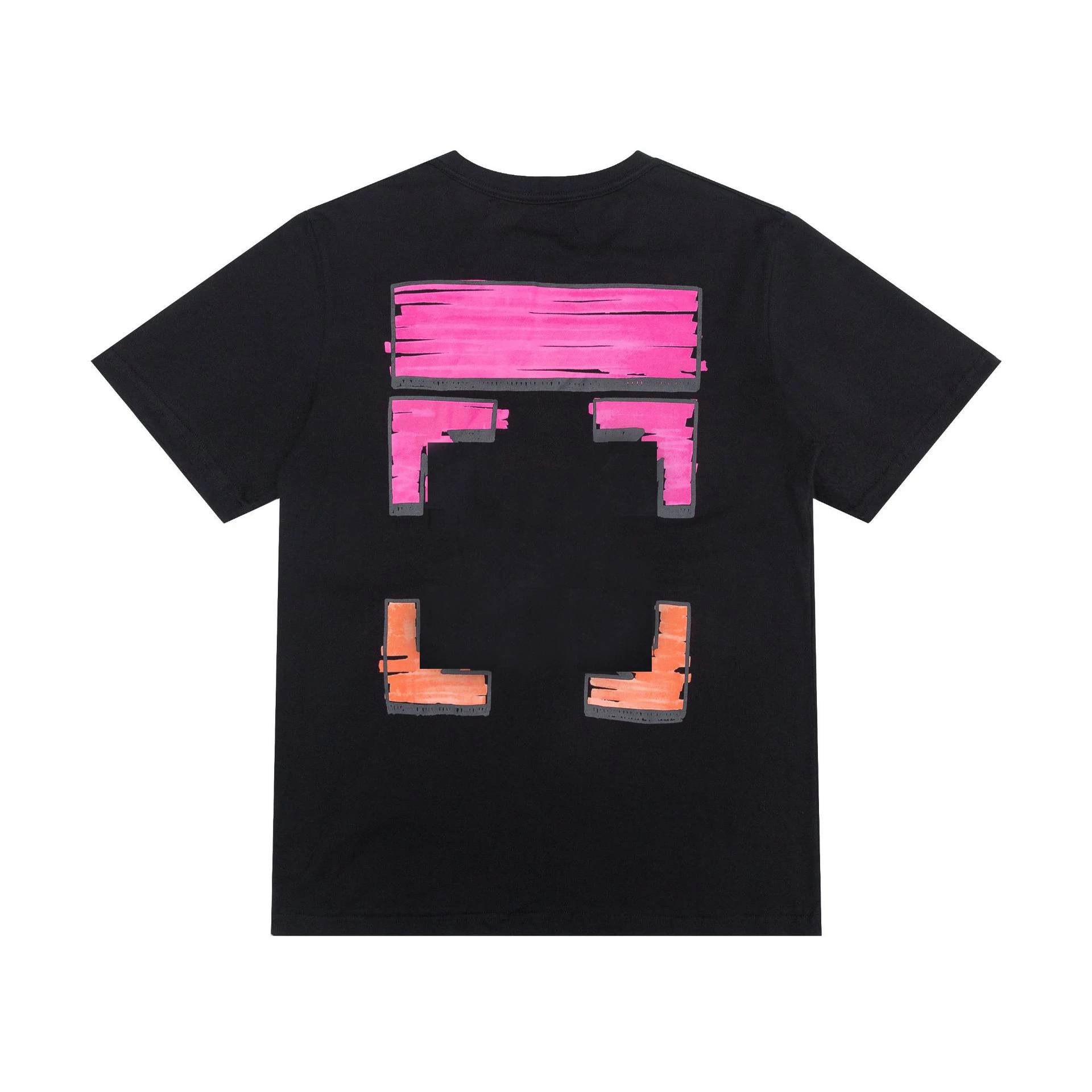 Дизайнерская хлопковая футболка с коротким рукавом фиолетового и красного цвета