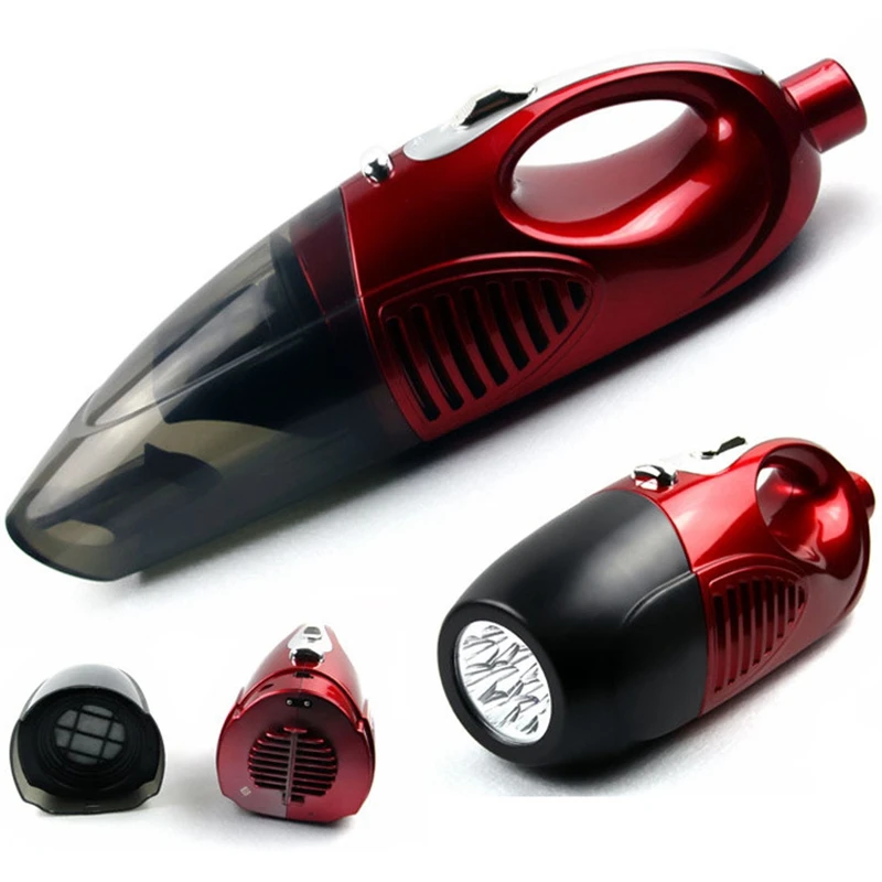 Автомобильный домашний пылесос портативный беспроводной ручной 80 Вт 220 В влажный