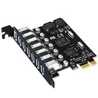 экспресс карта orico superspeed usb 30 с 7 портам