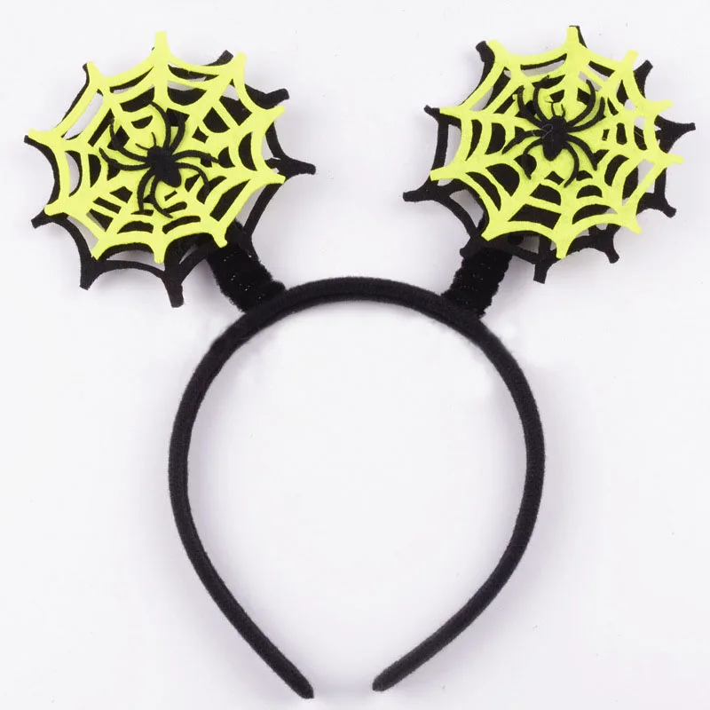 

Ободок для волос с паутиной, милая повязка на голову для девочек, модный аксессуар на день рождения, вечеринку, карнавал, Хэллоуин
