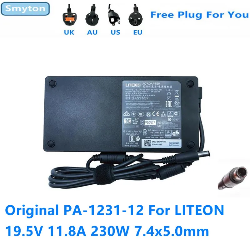 Оригинальное зарядное устройство с адаптером переменного тока для LITEON PA-1231-12 19 5 V