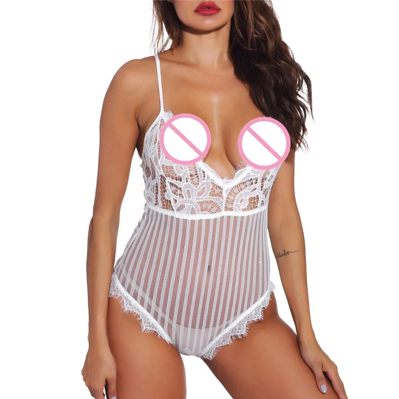 Боди модное женское нижнее белье пикантная кофта кружевной комбинезон на