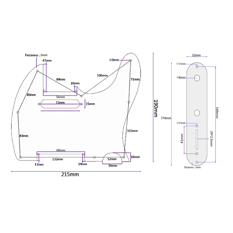 Бамбуковая Накладка для гитары премиум предварительно загруженная накладка на