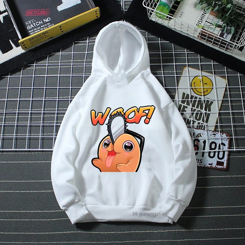 

New Hot Sale Children'S Hoodie Japanese Anime Chainsaw Man Pochita Chibi Cartoon Print Girls Hoodie Fashion Trend Boy Sweatshirt
