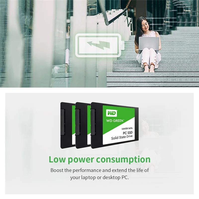 WD PC 480 ГБ 240 ГБ 120 ГБ SSD SATA3 Внутренний твердотельный накопитель 2," GREEN Sabit Жесткий диск 6 ГБ/сек. для ноутбука