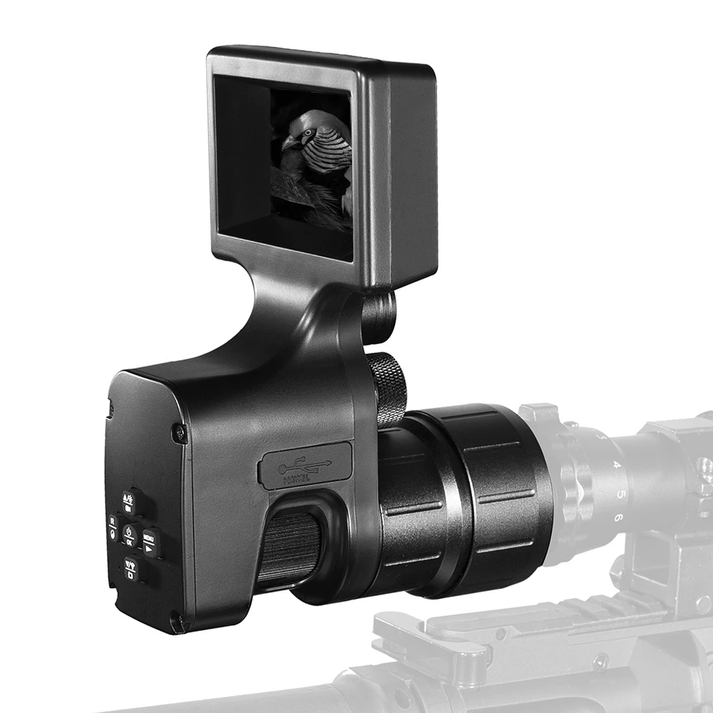 Огненный волк Ночное видение устройства с/приложение Wi Fi 200 м Диапазон NV прицел ИК