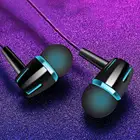 3,5 мм наушники-вкладыши с тяжелыми басами пластиковая Проводная гарнитура с тяжелыми басами для смартфона двойной драйвер стерео спортивные наушники-вкладыши с микрофоном