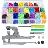 360 sets t5 plastic snap button with snaps pliers tool kit organizer containerseasy replacing snapsdiy color buttons