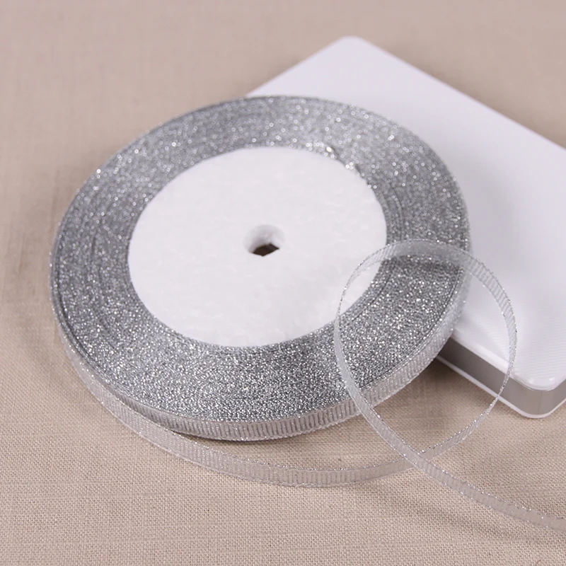 Атласная лента 25 ярдов 6 мм|Ленты для шитья| |