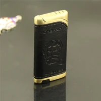 laminated metal gas butane lighter cigarette and cigar special men and women cigarette lighter suitable for men and women gifts