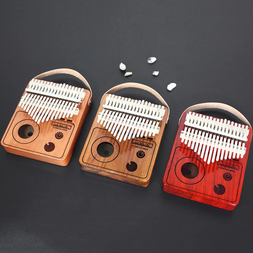 17 клавиш Kalimba большой палец пианино портативный Деревянный Твердый корпус