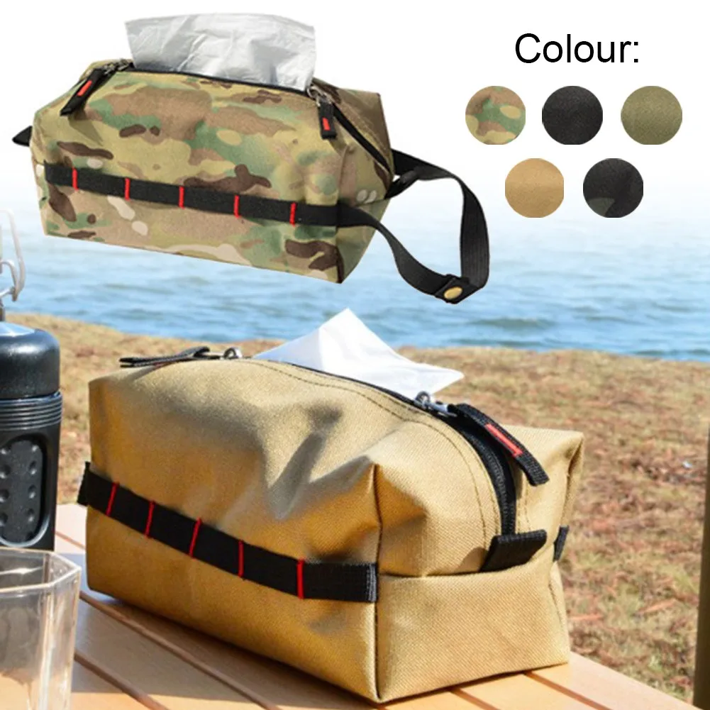 

Bag Tissue Storage Bag Camping Hanging Holder Organizer Outdoor Storage