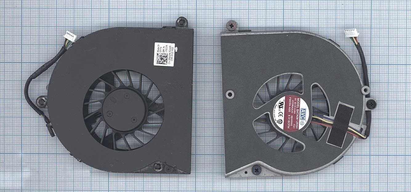 Вентилятор (кулер) для Dell Alienware M17X R2 F603N BATA0812R5H KSB0705HA -8J03 (4-pin) левый | Компьютеры и