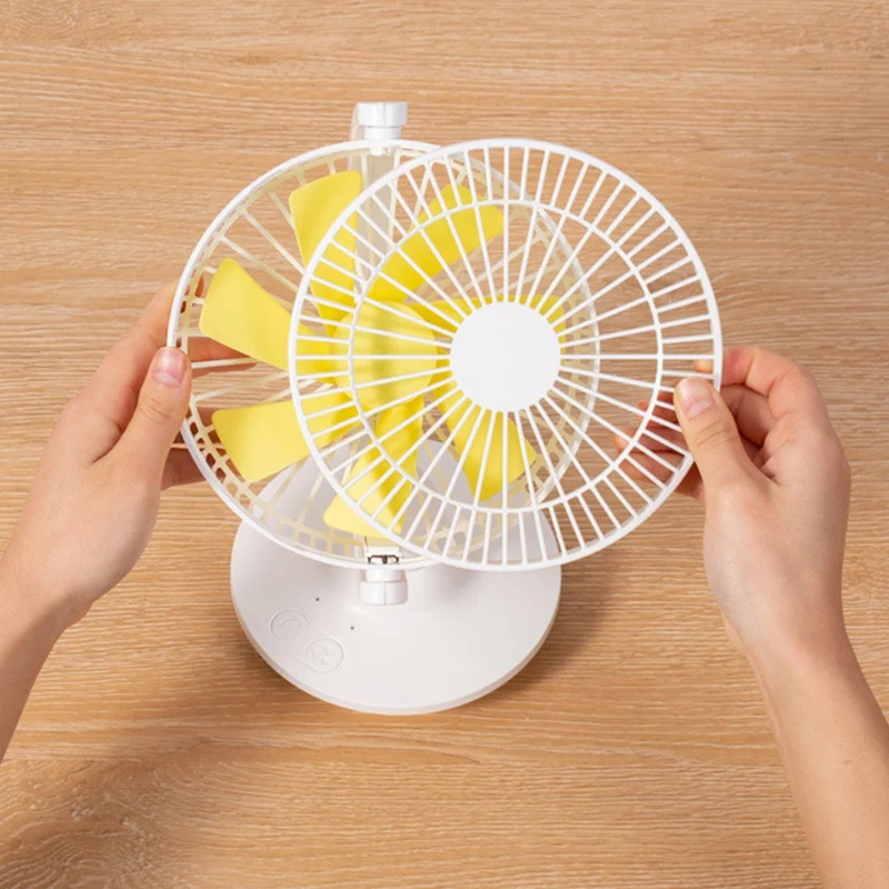USB Перезаряжаемый Настольный вентилятор мини портативный 360 градусов