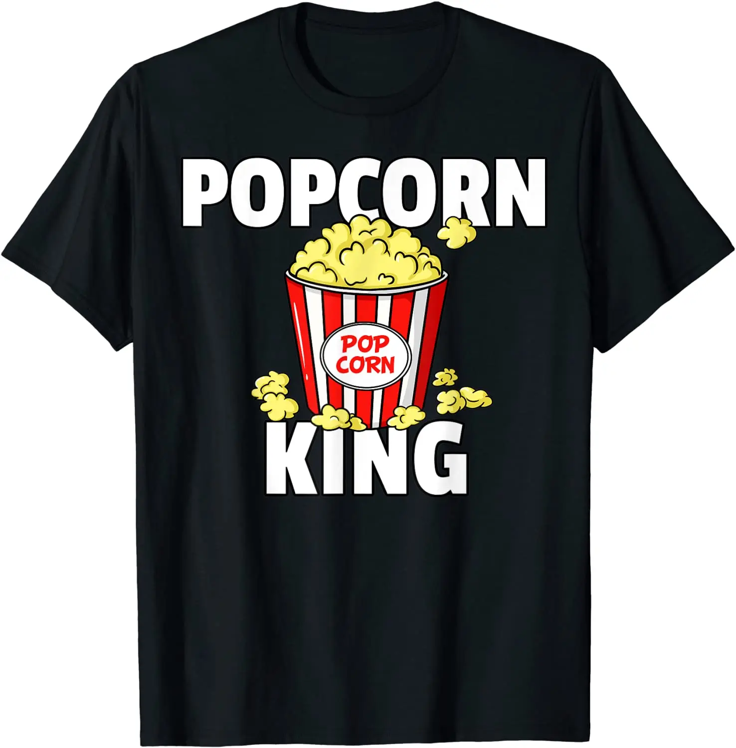 

Popcorn King Gift Cinema Movie Snack T-Shirt Men's T-shirt Men's T-shirt