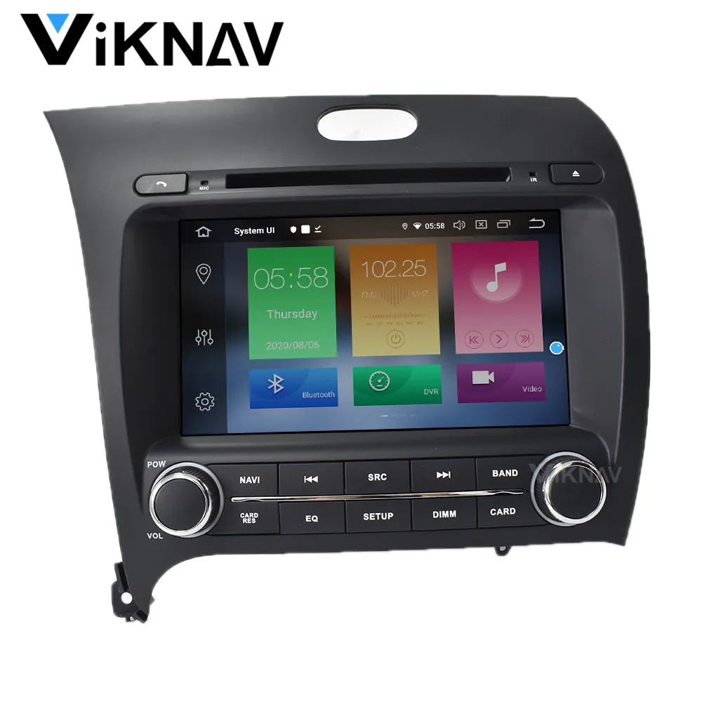 

Автомагнитола 2 DIN, Android 10, для Kia CERATO K3 FORTE 2013-2017, автомобильный стереомагнитофон, мультимедийный плеер, GPS-навигация, IPS-экран