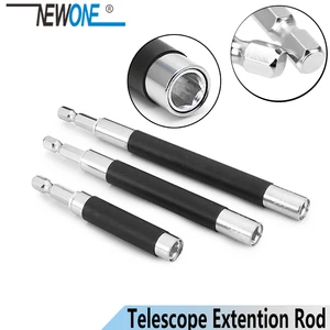 80-140 мм Телескопический винтовой соединительный стержень гнездо сверло держатель адаптер магнитное воздействие драйвер сверло