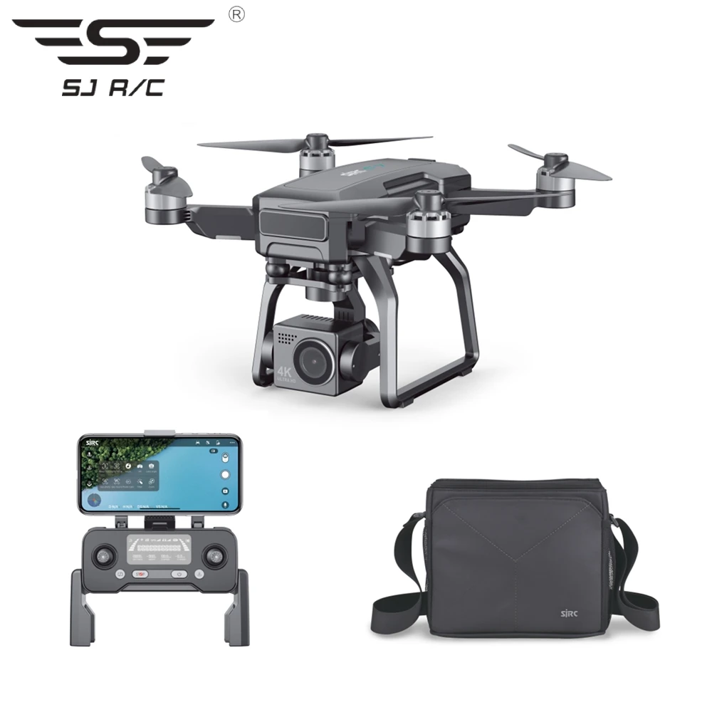 

Eachine и SJRC F7 4K PRO RC Дрон 4K 5G WIFI 3KM FPV GPS Дрон бесщеточный двигатель с 4K HD камерой 3-осевой шарнир время полета 25 минут