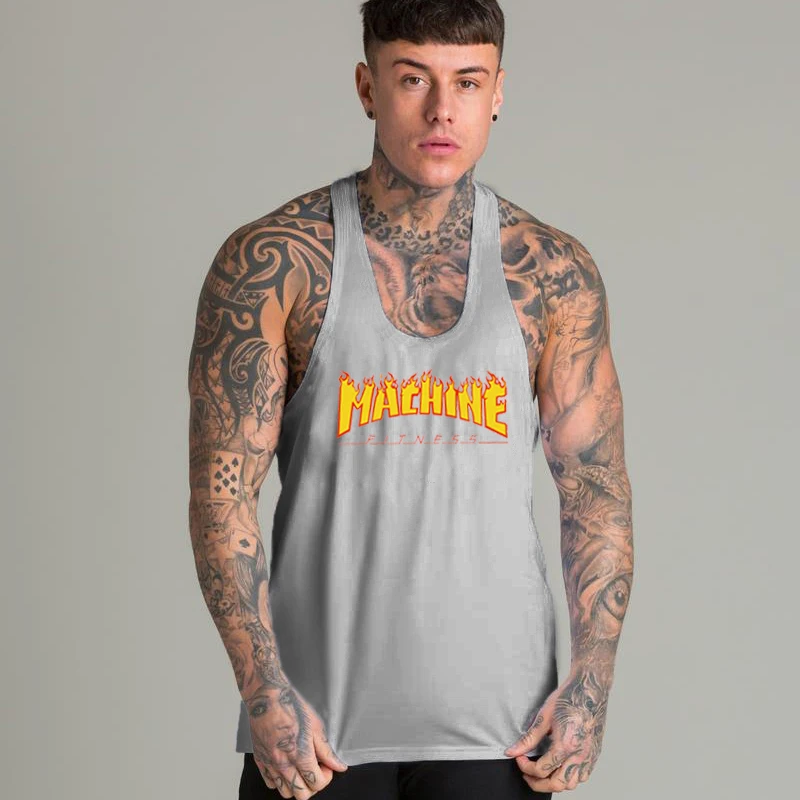 Майка мужская летняя для занятий спортом тяжелой атлетикой фитнесом | Мужская
