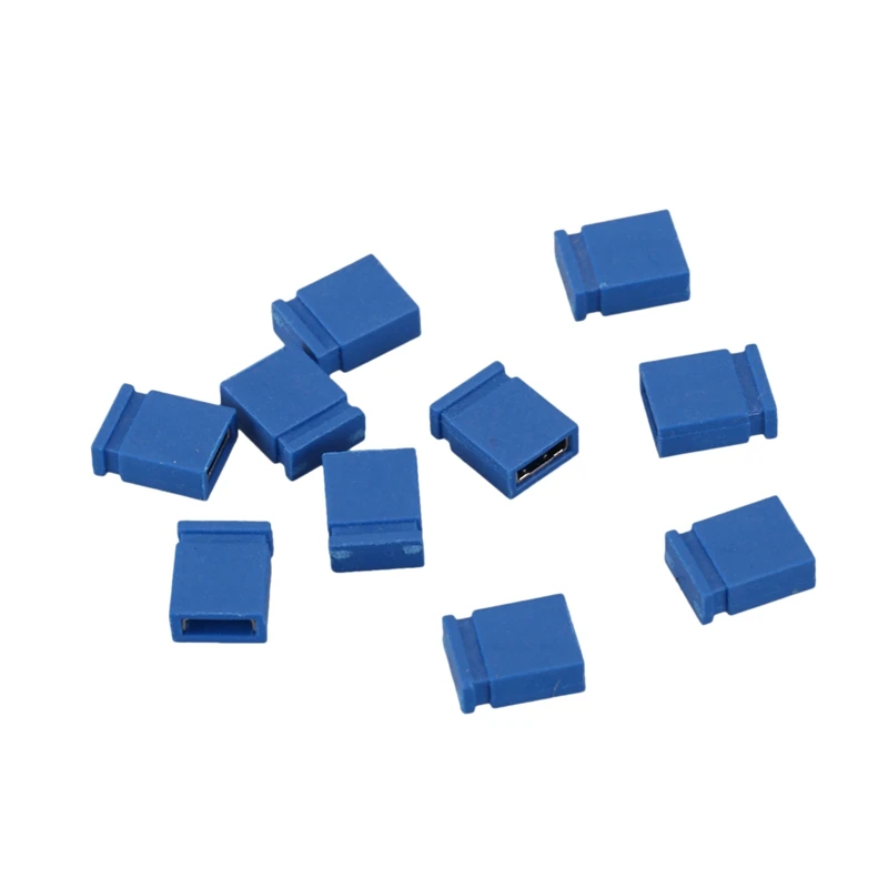 10 Pcs 2.54mm Standard Circuit Board Shunts Short Jumper Cap | Connectors