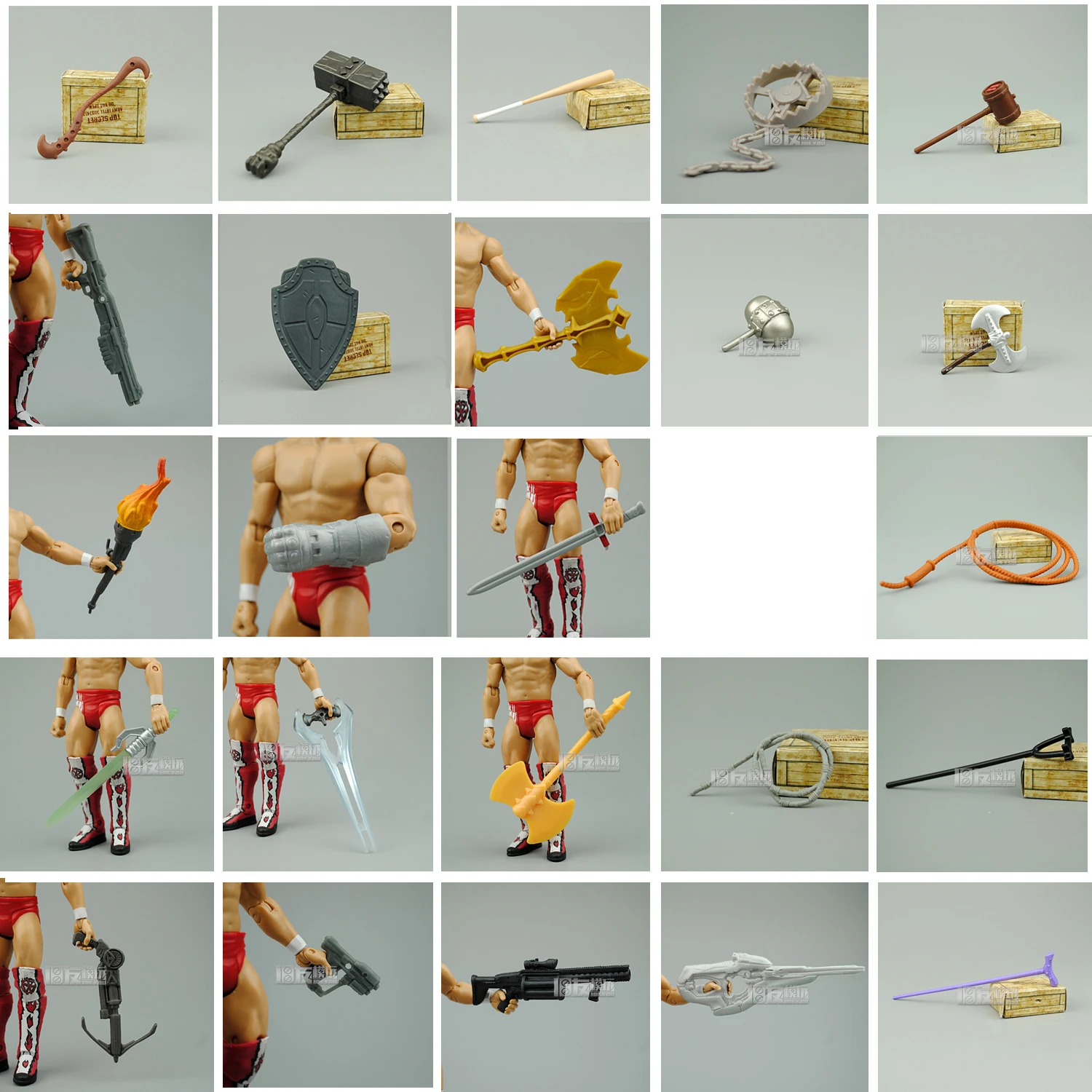 

Wrestling Match Combat Arena Boxing Weapon Shield Parts for 6-7 Inch Model Action Figures Collect Ornaments