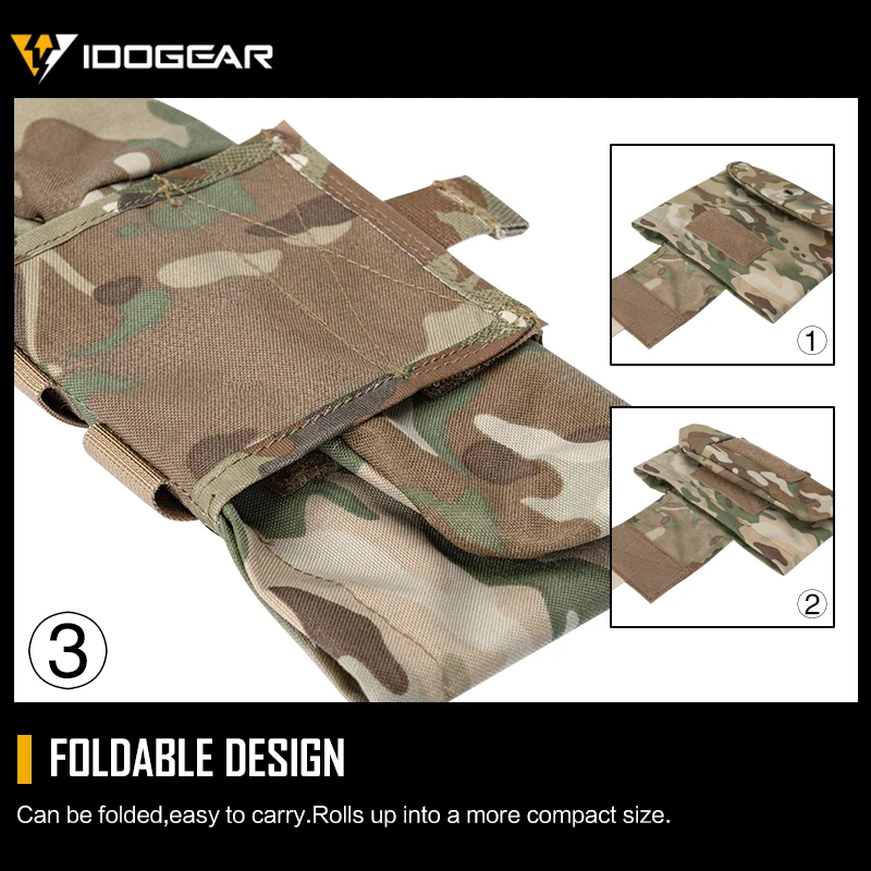 IDOGEAR тактический складной мешок для сброса журналов сумка утилизации охоты