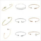 Горячая Распродажа, новый браслет с голограммой, браслеты из розового золота, браслеты с кристаллами и блеском для женщин, ювелирные изделия, женский браслет