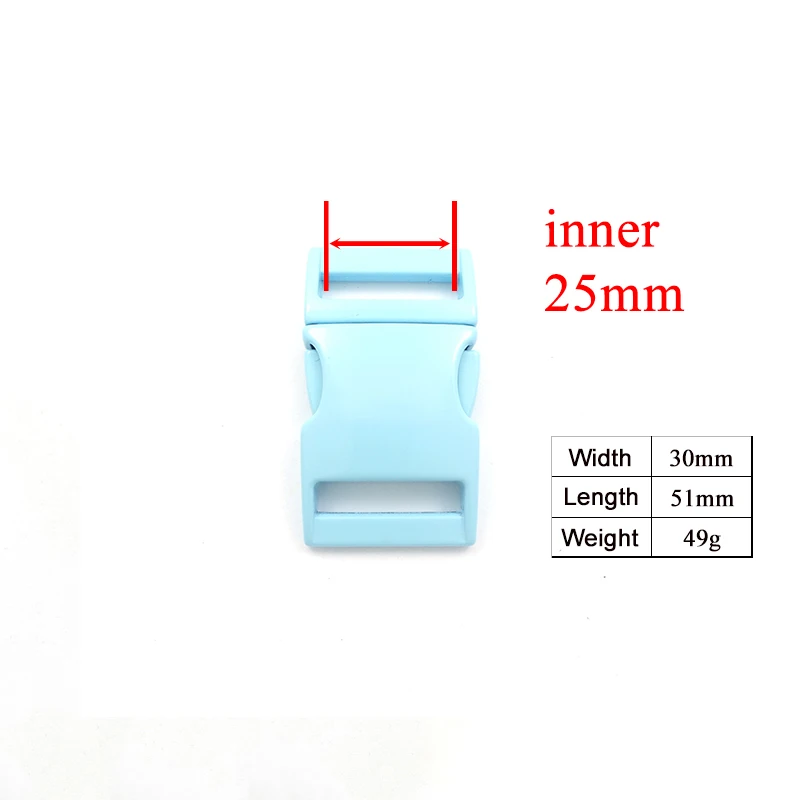 Розничная продажа синяя металлическая пряжка быстросъемная Боковая Пряжка для