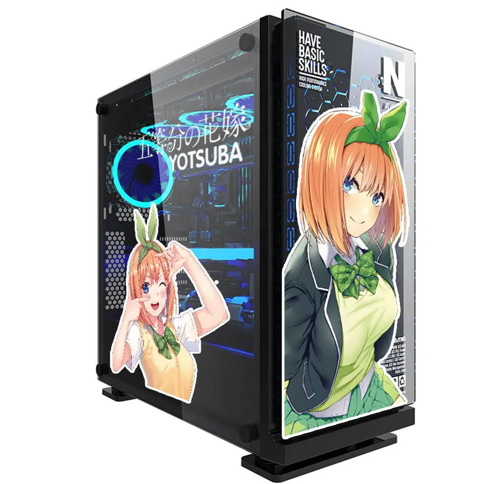 5 наклеек в стиле аниме для чехла японская мультяшная декоративная наклейка