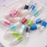 10pcslot mixed medicine bottle shape acrylic pendant loose spacer beads for jewelry making diy necklace bracelet accessories