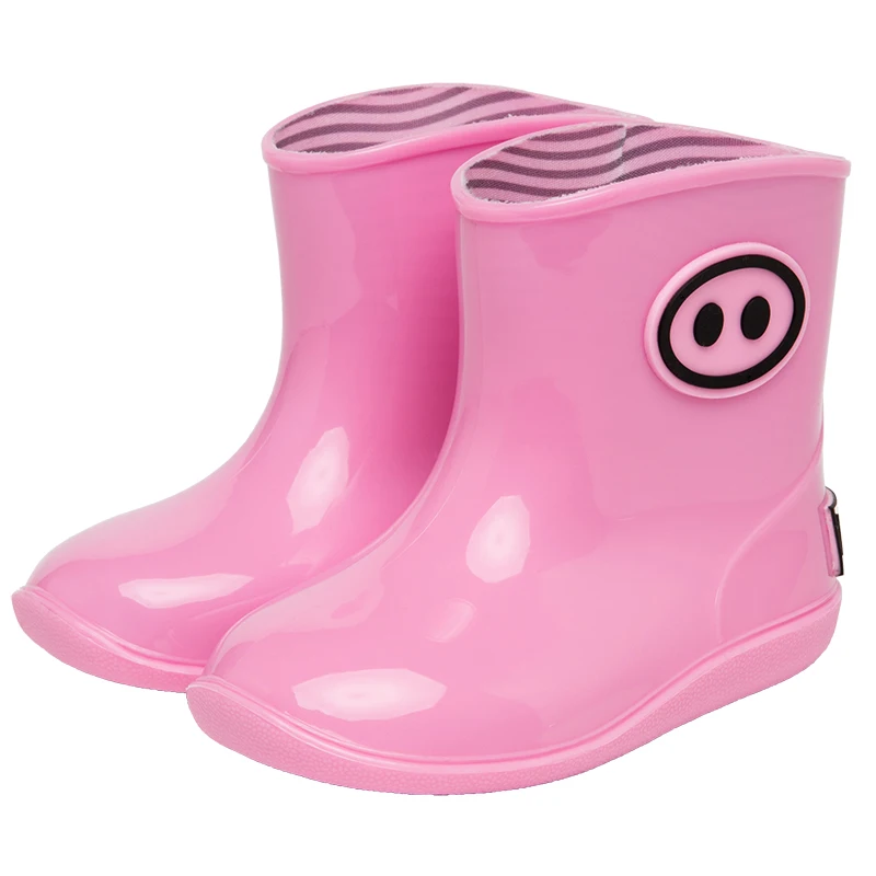 Детские непромокаемые сапоги мультяшный рисунок пятачка садовая обувь для
