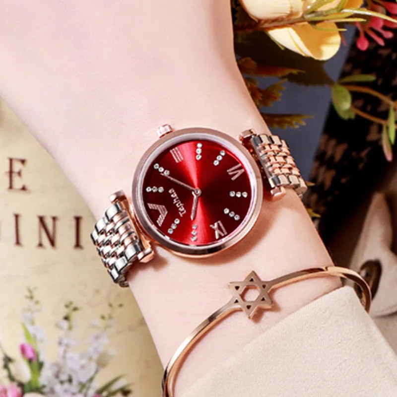 Женские часы браслет набор роскошных часов с кристаллами и бриллиантами женские