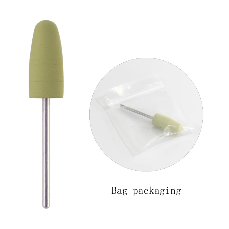 F06-bag packaging 1 шт. сверла для ногтей, силиконовая шлифовальная машина для лака для ногтей, роторные заусенцы для кутикулы, резак для маникюра, электрические аксессуары, инструменты - Цвет: F06-bag packaging