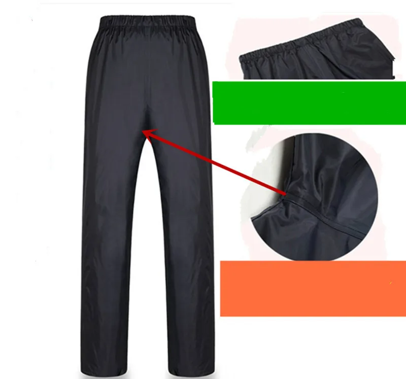 Водонепроницаемые непромокаемые штаны для мужчин верховой езды не жесткая