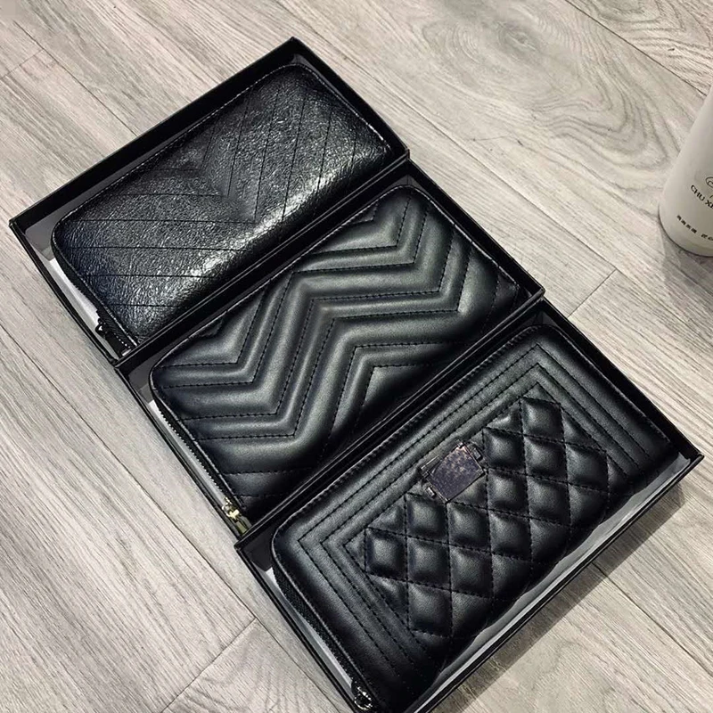 

Luxury Top Quality Wallets Ladies Buckle Wallets Cow Leather Ladies Backpacks Long Ladies Wallets Ladies Clutches