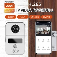 ip video doorbell smart wifi tuya app phone home intercom talk system wireless door viewer night vision photo door bell camera